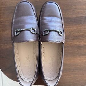 Journee Collection Women's Brown Loafers with Metal Accent